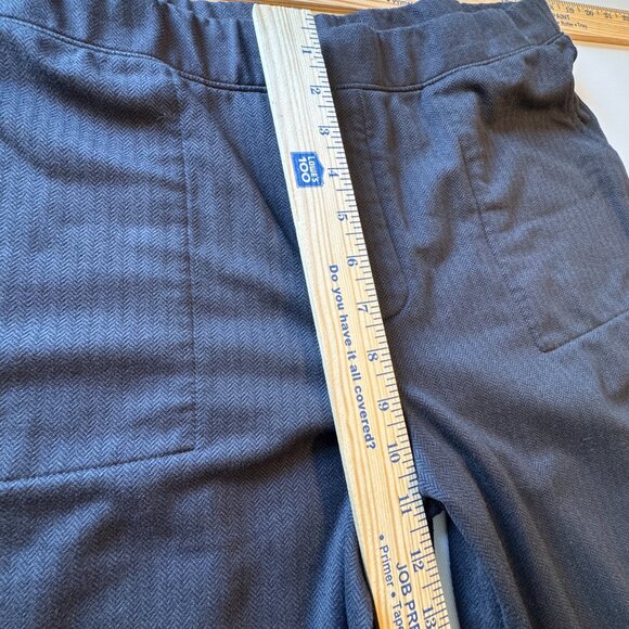 Mondetta Pull-On Herringbone Straight Leg Pants XL Brown Brushed Back Lining - Picture 7 of 11